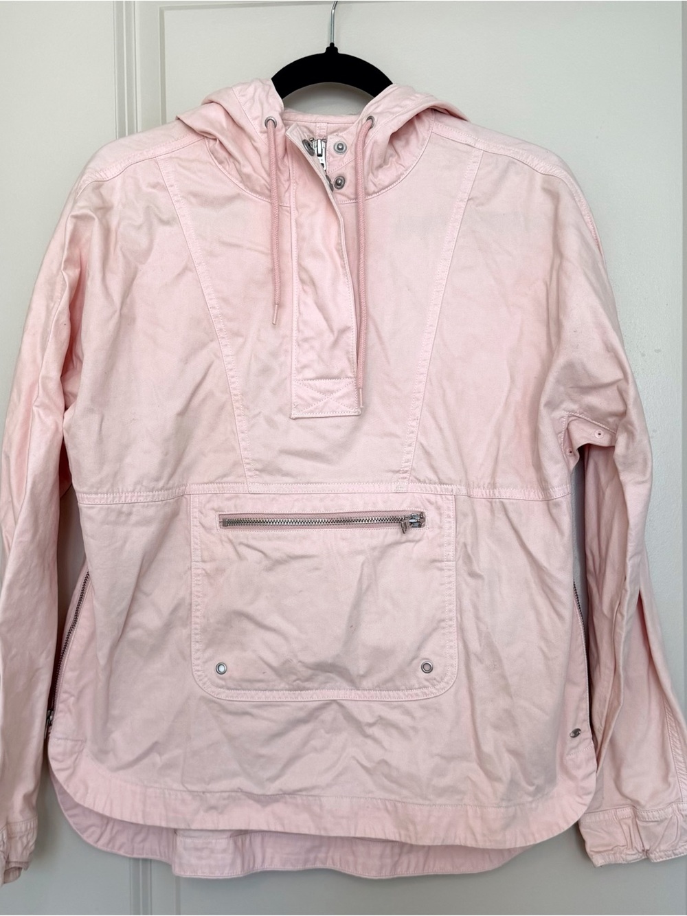 American Eagle Outfitters Light Pink Hooded Jacket Size Small